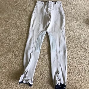 Miller’s tan knee patch breeches